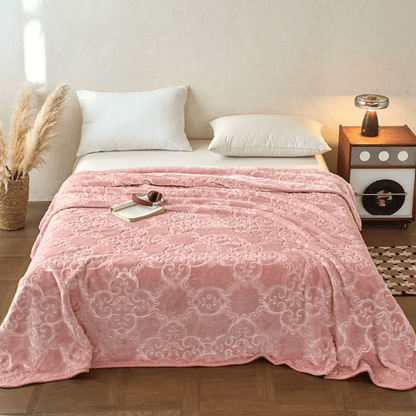 Coperta di lusso in pile Raschel multicolore - Rosa - Coperta - 79" x 91" - image 5