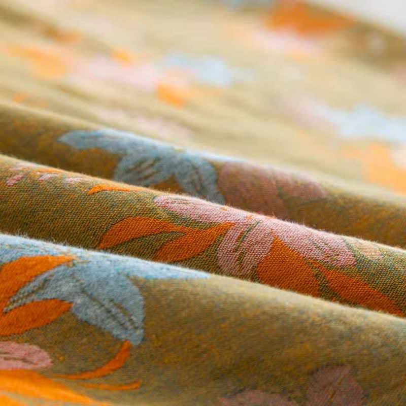 Set di biancheria da letto con copripiumino in cotone a fiori di melo selvatico. - image 5