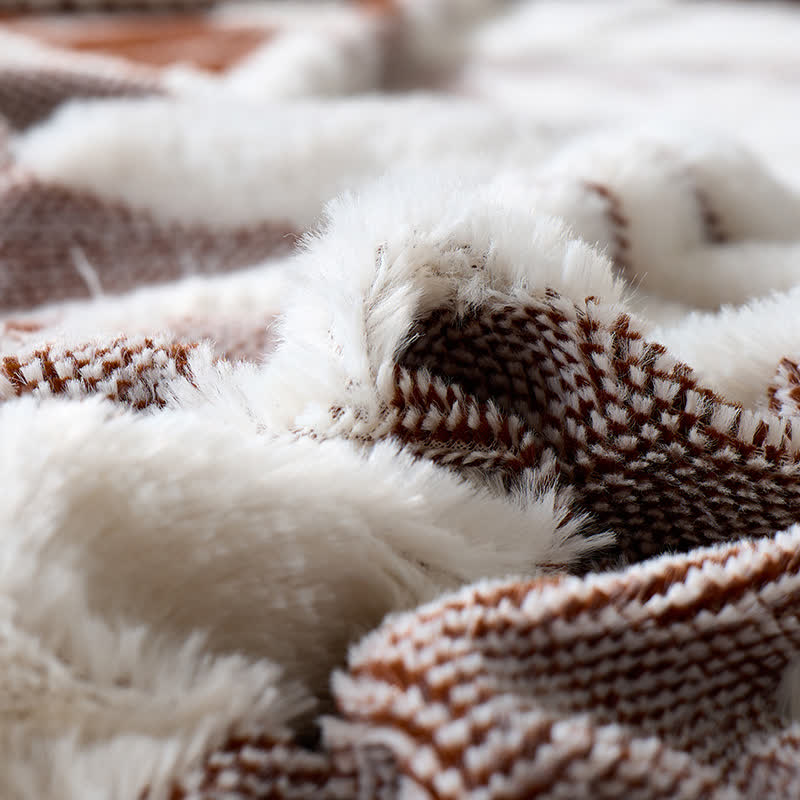 Coperta in pile con motivo botanico moderno - image 33