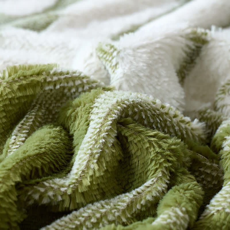 Coperta in pile con motivo botanico moderno - image 25