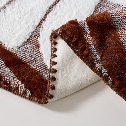 Coperta in pile con motivo botanico moderno - image 35