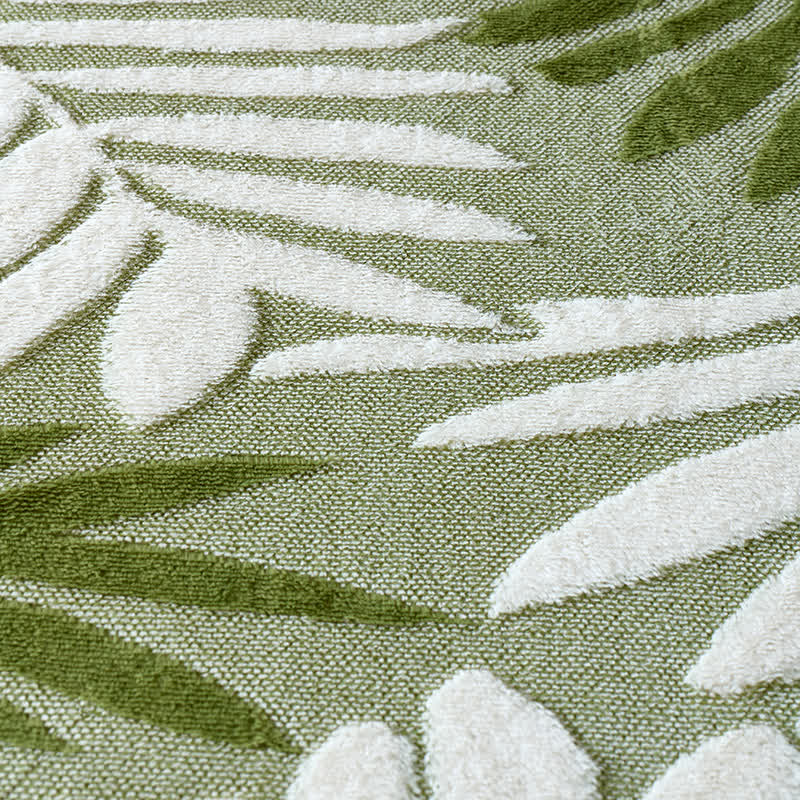 Coperta in pile con motivo botanico moderno - image 29