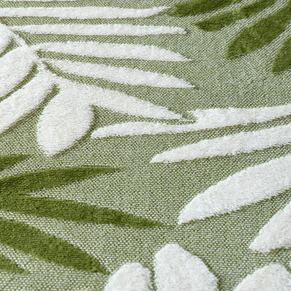 Coperta in pile con motivo botanico moderno - image 29