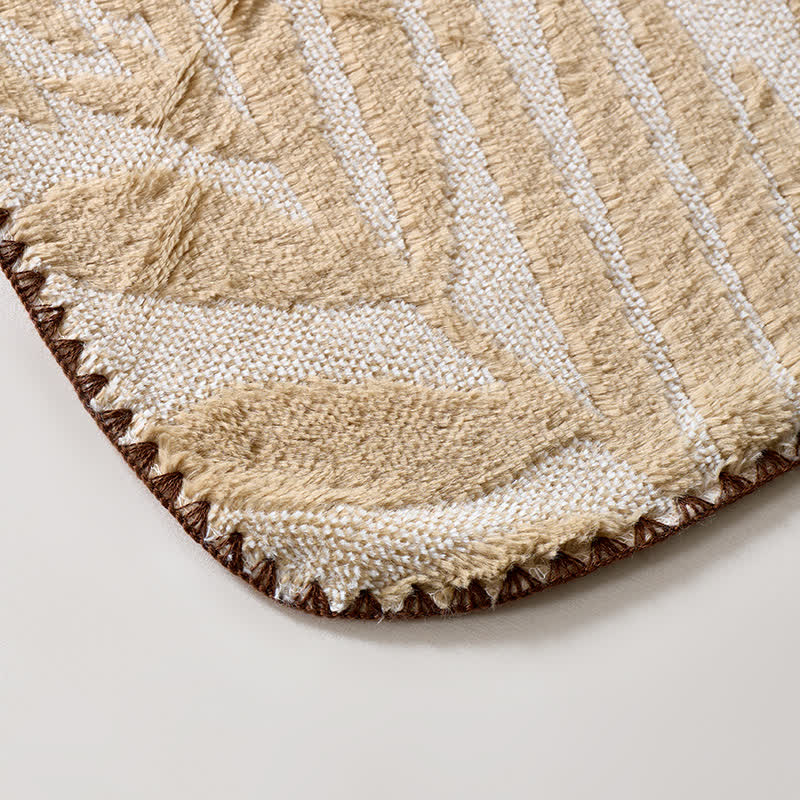 Coperta in pile con motivo botanico moderno - image 12