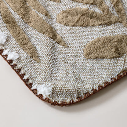 Coperta in pile con motivo botanico moderno - image 21
