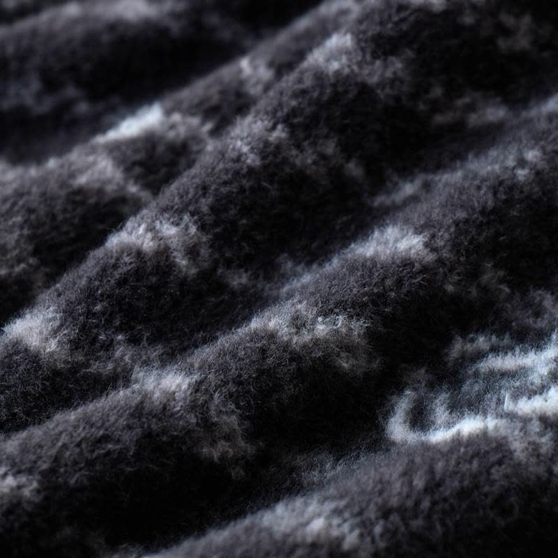 Coperta in peluche vintage con motivo floreale - image 7