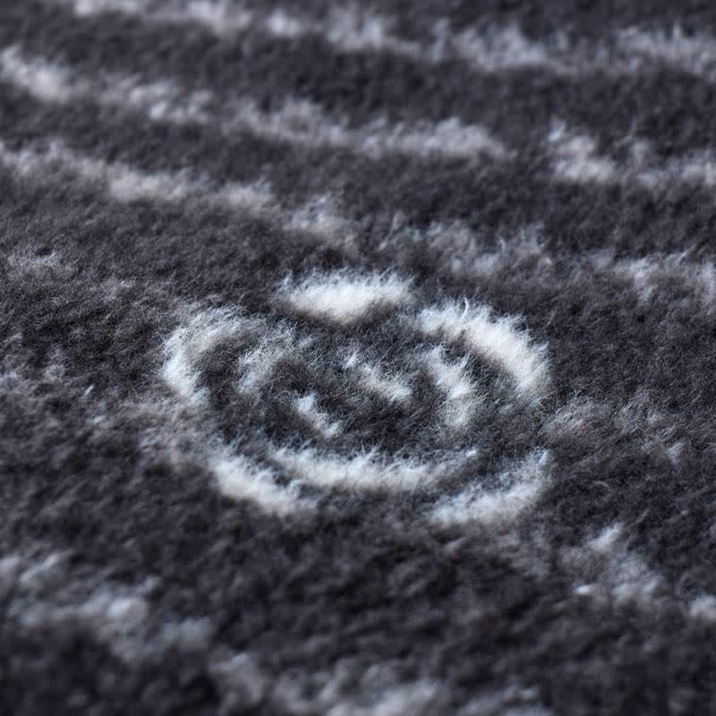 Coperta in peluche vintage con motivo floreale - image 8