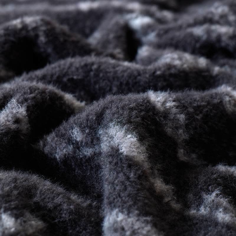 Coperta in peluche vintage con motivo floreale - image 6