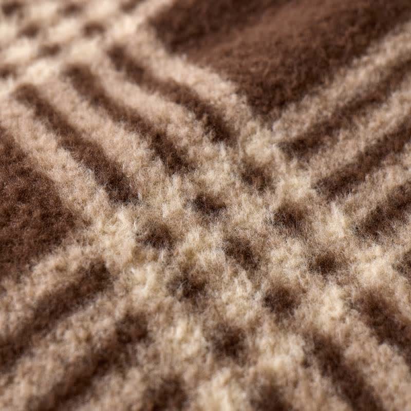 Coperta in morbido pile con motivo a quadri - image 10