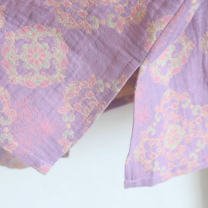 Set da salotto vintage orientale in garza di cotone - image 8