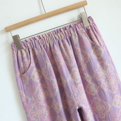 Set da salotto vintage orientale in garza di cotone - image 9