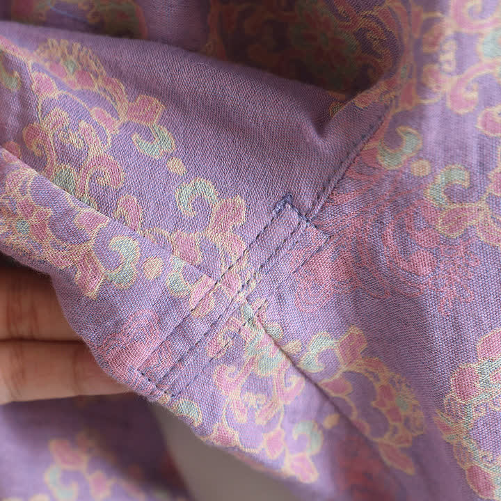 Set da salotto vintage orientale in garza di cotone - image 11