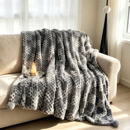 Coperta reversibile a griglia a scacchi - image 15