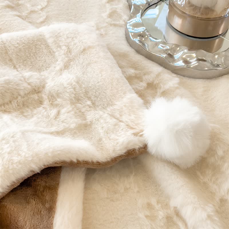 Coperta reversibile a griglia a scacchi - image 24
