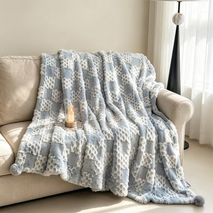 Coperta reversibile a griglia a scacchi - image 31
