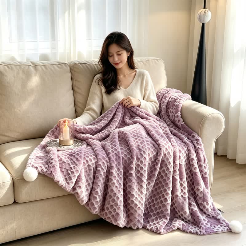 Coperta reversibile a griglia a scacchi - image 40