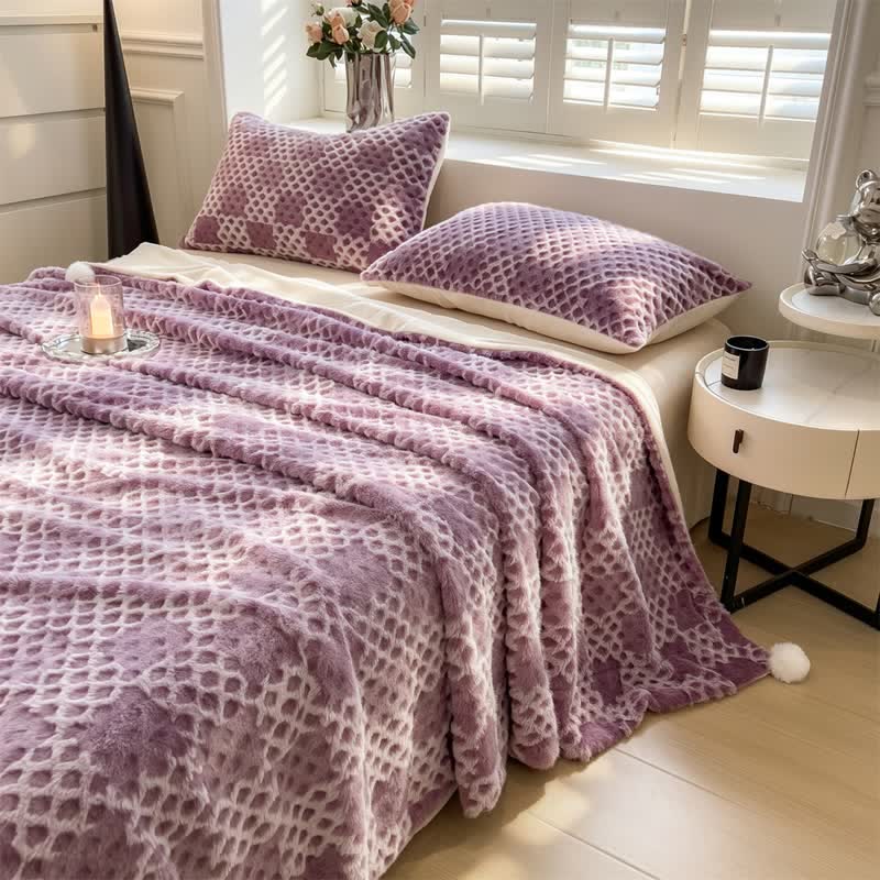 Coperta reversibile a griglia a scacchi - image 37