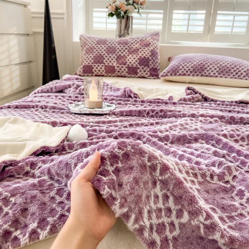 Coperta reversibile a griglia a scacchi - image 42