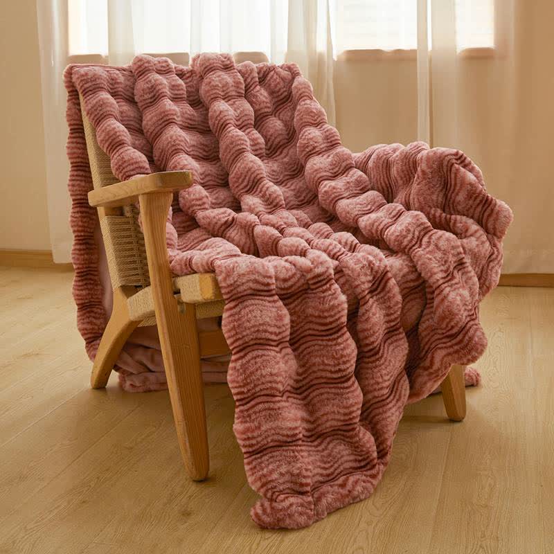 Morbida coperta ondulata e soffice in peluche - image 5
