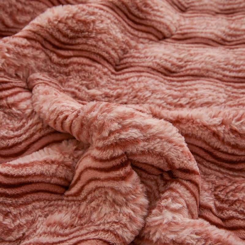Morbida coperta ondulata e soffice in peluche - image 7