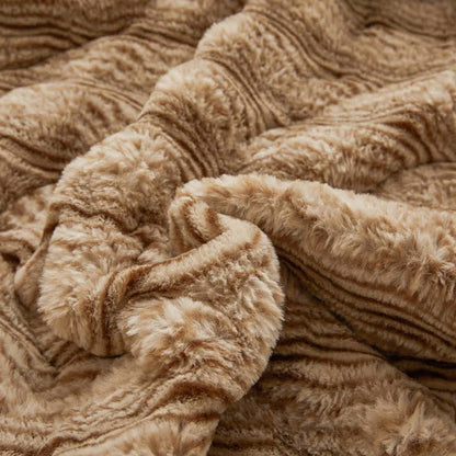 Morbida coperta ondulata e soffice in peluche - image 14