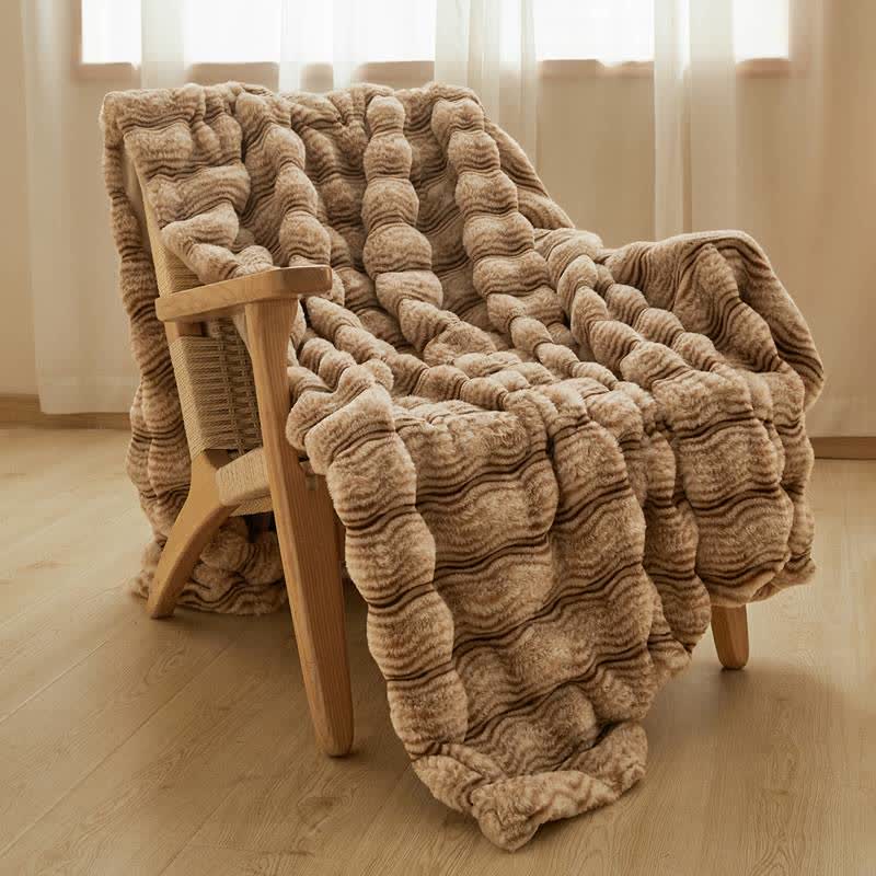 Morbida coperta ondulata e soffice in peluche - image 12