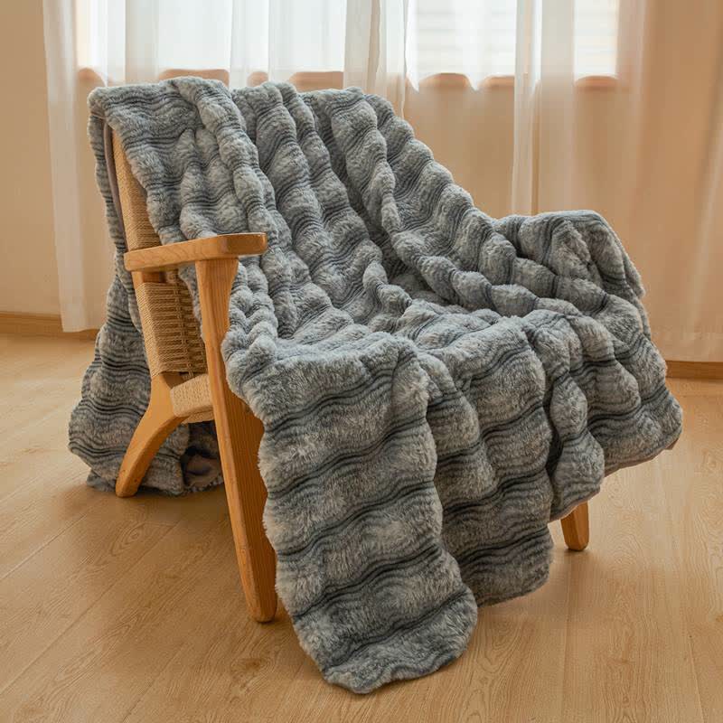Morbida coperta ondulata e soffice in peluche - image 20