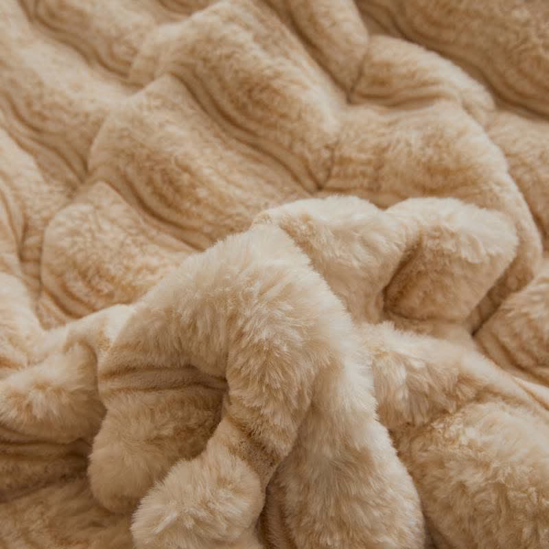 Morbida coperta ondulata e soffice in peluche - image 30