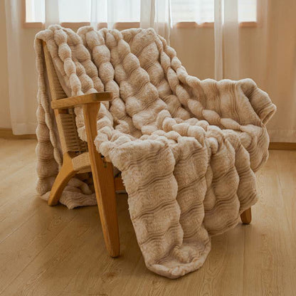 Morbida coperta ondulata e soffice in peluche - image 28