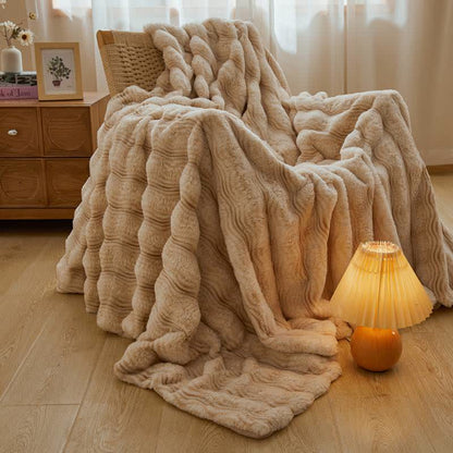 Morbida coperta ondulata e soffice in peluche - image 29