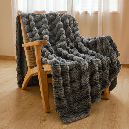 Morbida coperta ondulata e soffice in peluche - image 36