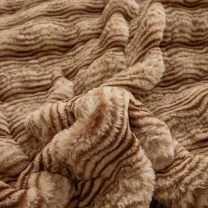 Morbida coperta ondulata e soffice in peluche - image 46