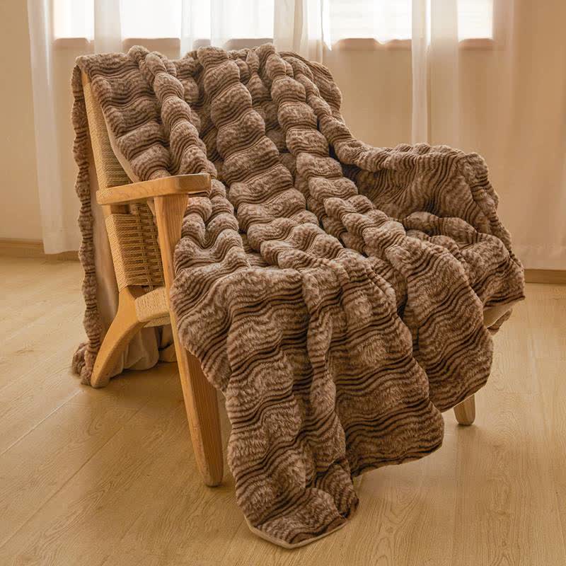 Morbida coperta ondulata e soffice in peluche - image 44