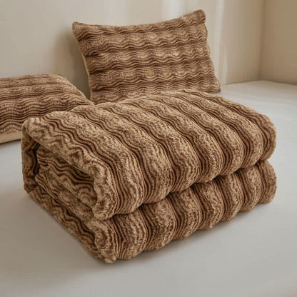 Morbida coperta ondulata e soffice in peluche - image 40
