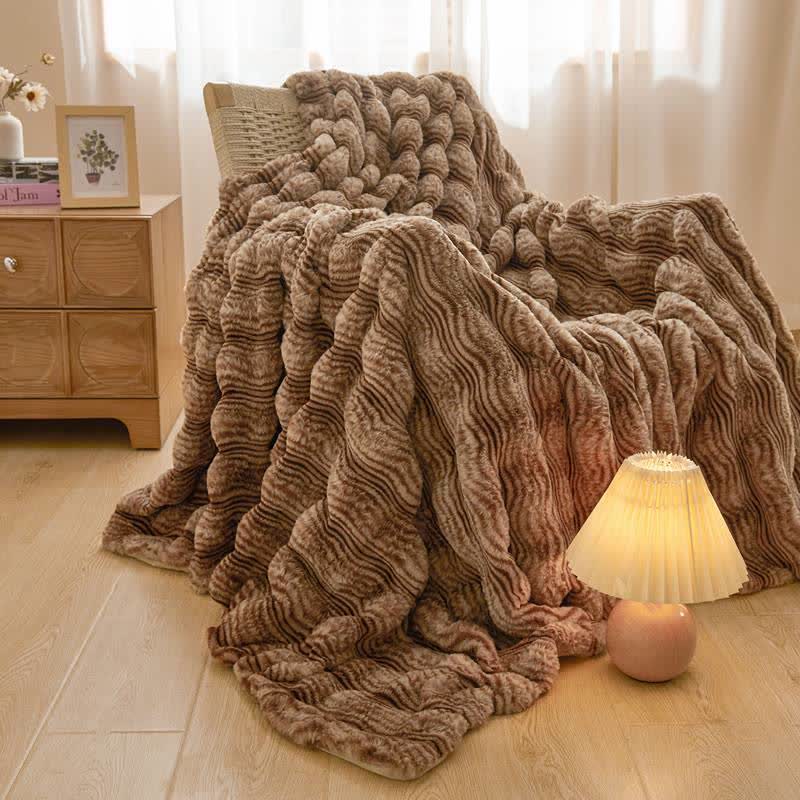 Morbida coperta ondulata e soffice in peluche - image 45