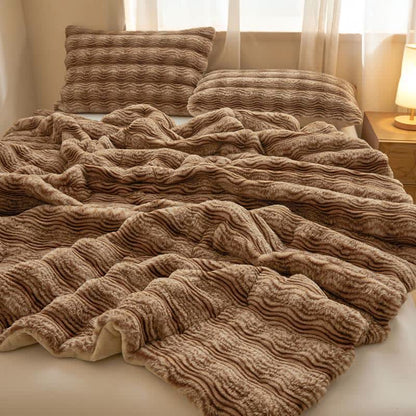 Morbida coperta ondulata e soffice in peluche - image 41
