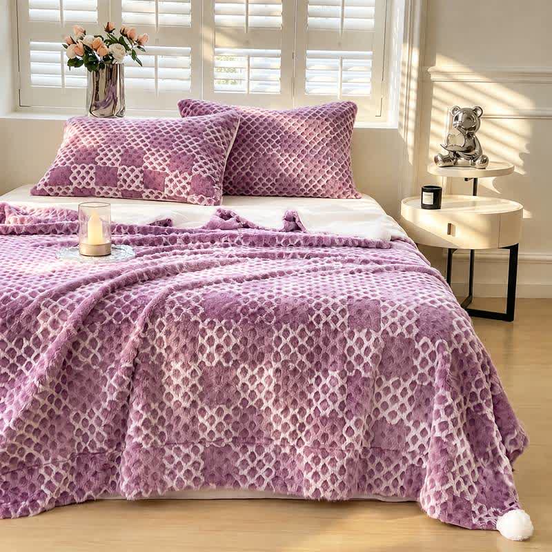 Coperta reversibile a griglia a scacchi - image 38