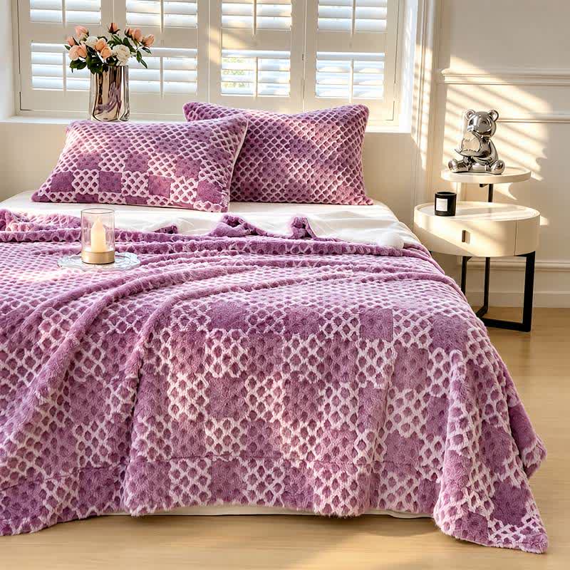 Coperta reversibile a griglia a scacchi - image 39