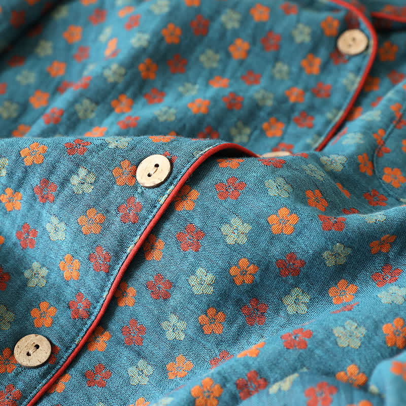Set pigiama in cotone Blue Meadow - image 4
