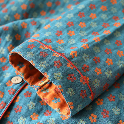 Set pigiama in cotone Blue Meadow - image 5