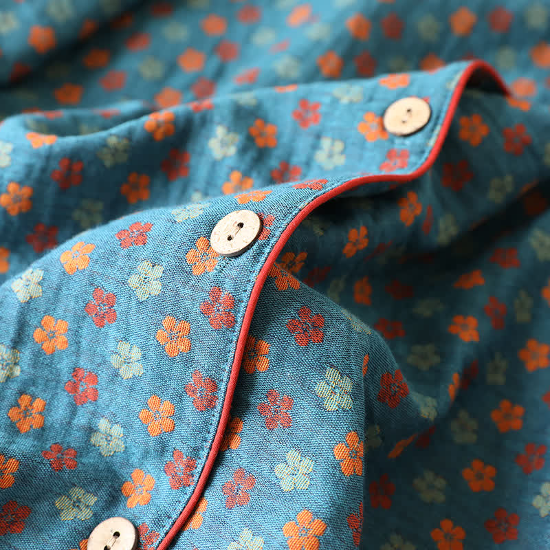 Set pigiama in cotone Blue Meadow - image 6