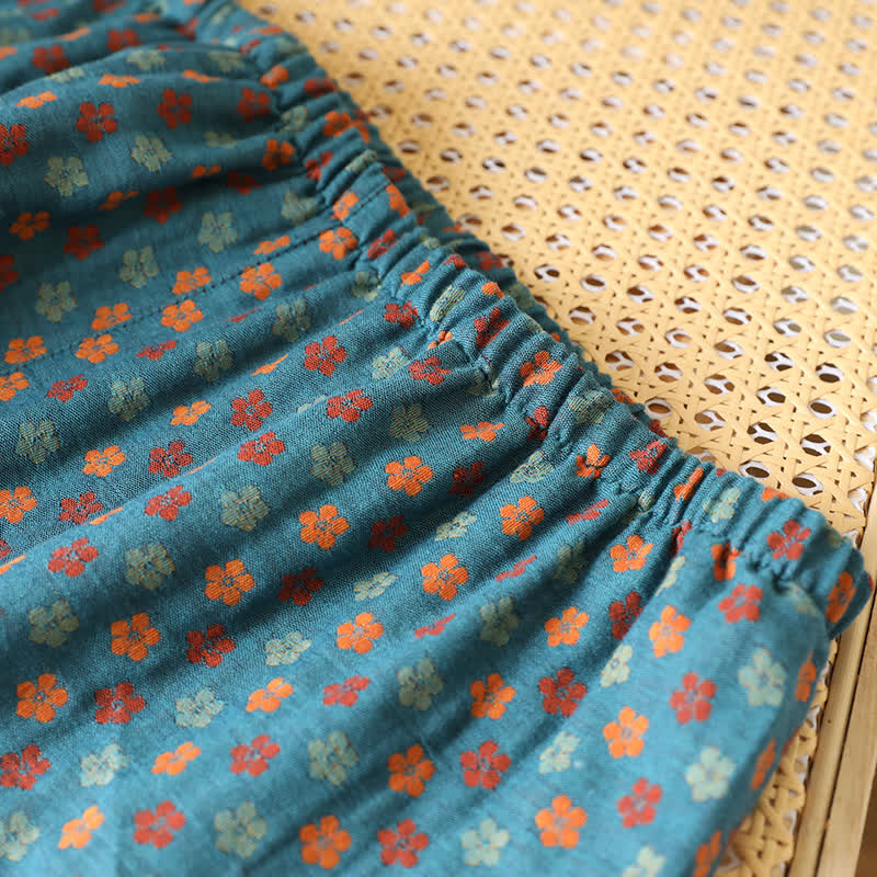 Set pigiama in cotone Blue Meadow - image 9