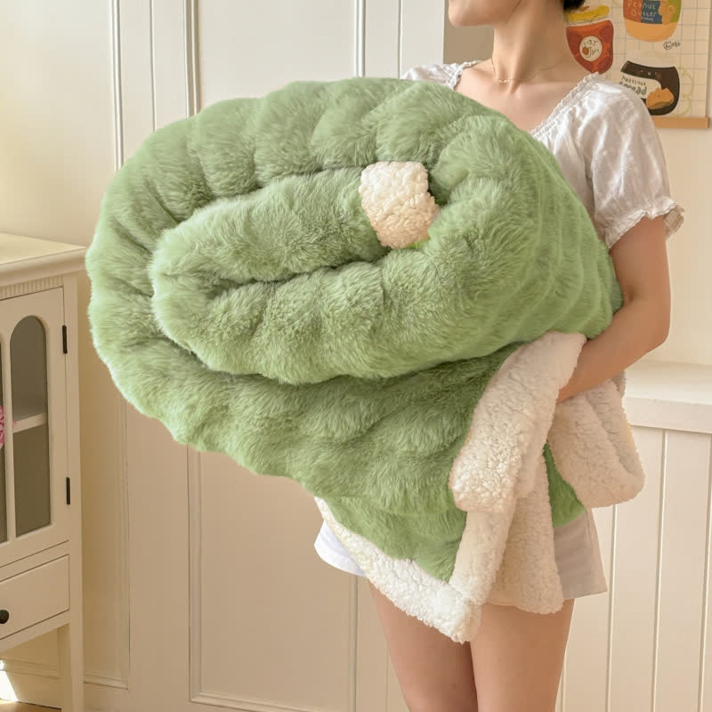 Coperta Sherpa a doppio strato in morbido pile ondulato - image 16