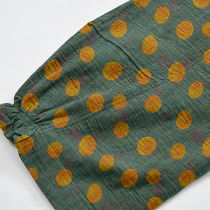 Pantaloni harem in cotone a pois - image 17