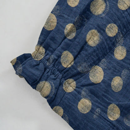 Pantaloni harem in cotone a pois - image 52