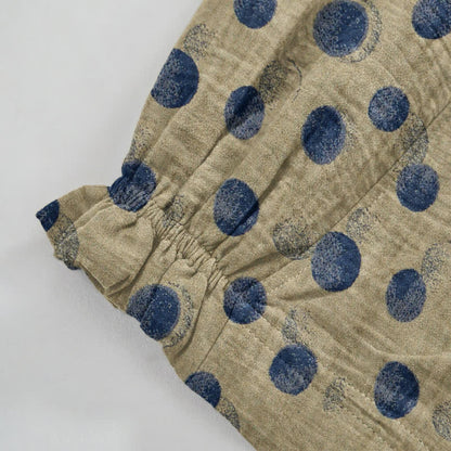 Pantaloni harem in cotone a pois - image 58