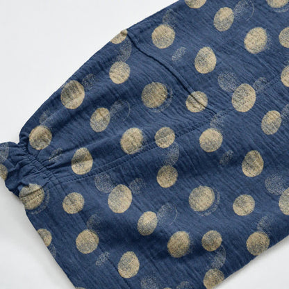 Pantaloni harem in cotone a pois - image 53