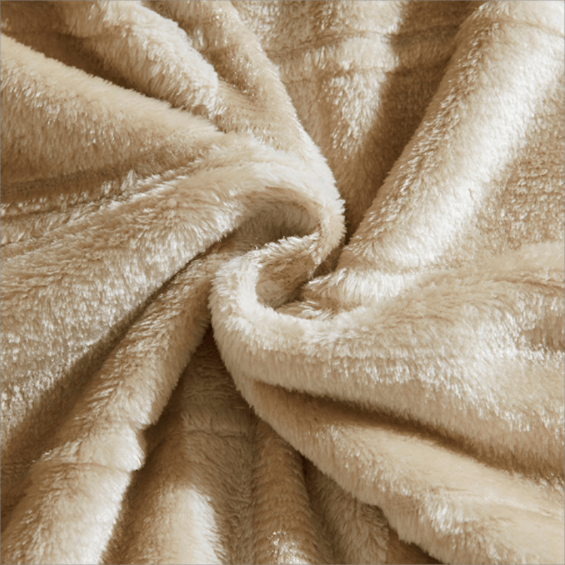 Morbida coperta in pile a righe e quadri - image 19