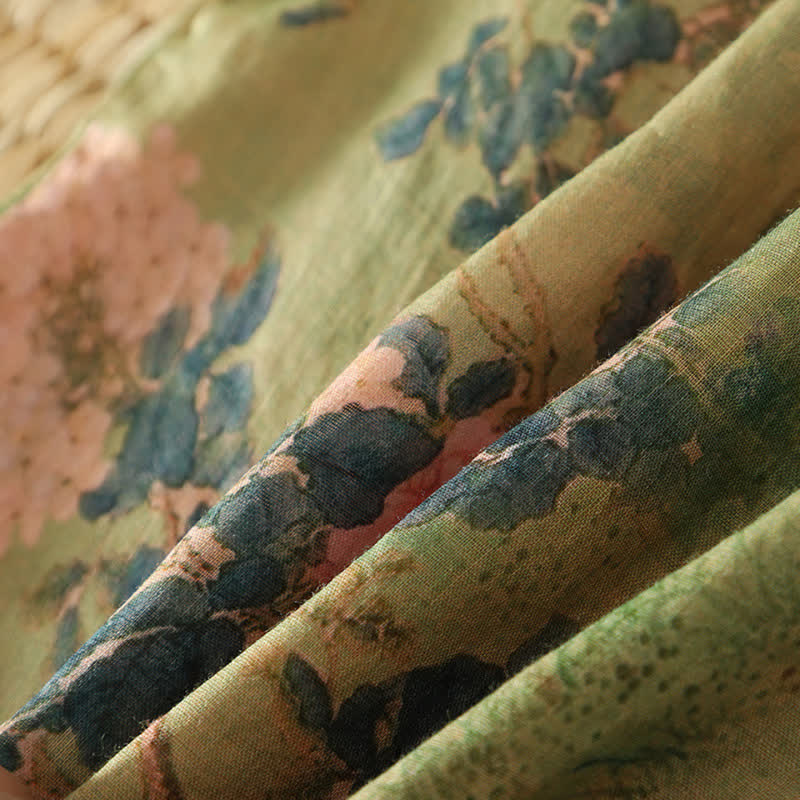 Top lounge vintage con bottoni a forma di rana botanica - image 4