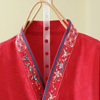 Top da casa vintage in cotone e lino con bottoni a rana - image 10